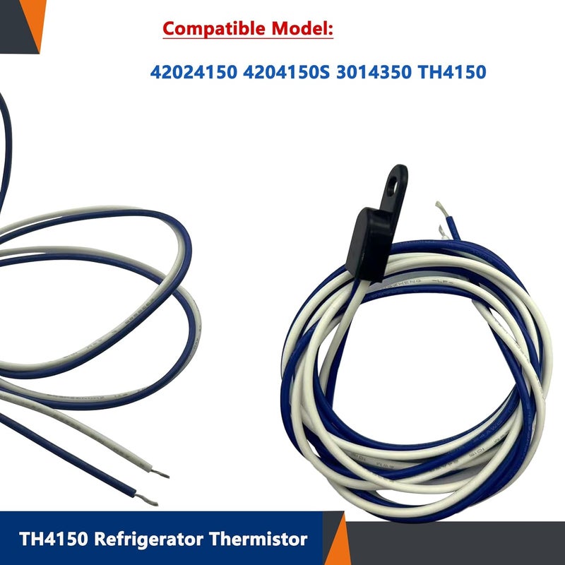 XMXZYX ثرمستور ثلاجة TH4150 (بديل 4204150 لثلاجة/فريزر Sub-Zero ثرموستات حساس درجة الحرارة نموذج متوافق 4204150S 3014350) - Image 5